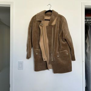Free people teddy jacket XS